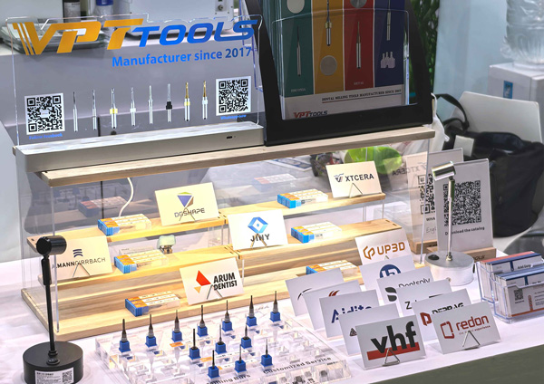 VPT Tools for dental milling machines
