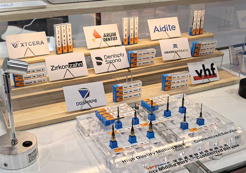 VPT dental milling burs